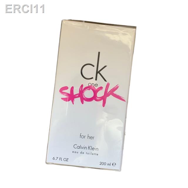 ♀☾▽(200 ml) CK One Shock for Her EDT  200 ml. กล่องซีล