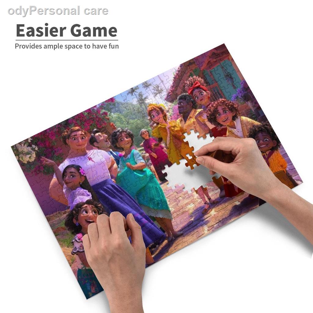 ☃☬◎Encanto Jigsaw Puzzle 300 Pieces Puzzle Assembled Toys Puzzle Jigsaw Educational Game Holiday Gif