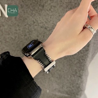 หนัง fish  สายนาฬิกา watch ultra 8 7 6  5 4 3 สายนาฬิกา smart watch ปรับง่าย สาย41/44/45/49mm สาย smart watch