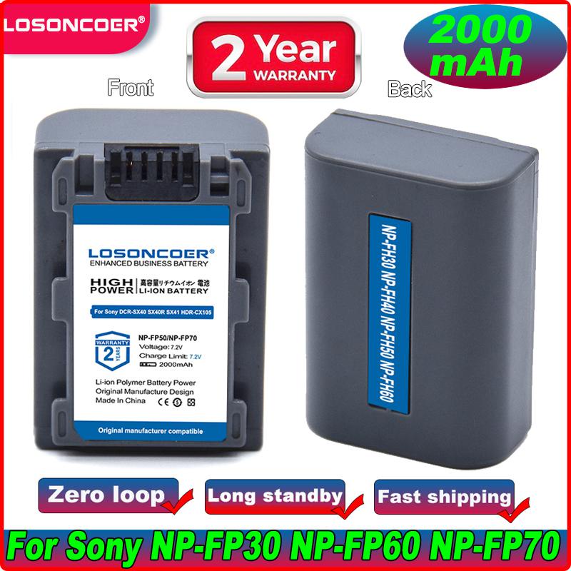 ยี่ห้อใหม่ NP-FP30 NP-FP90 NP-FP50 NP-FP51 NP-FP60 SR11E SR45E NP-FP91สำหรับ SONY SR10E NP-FP50 SR46