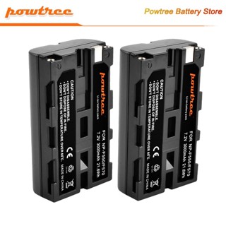 Powtree NP-F550 NP F550 NPF550แบตเตอรี่กล้อง3000MAh สำหรับ Sony CCD-RV100 CCD-RV200 CCD-SC6 CCD-SC55 CCD-SC65 CCD-TRV66