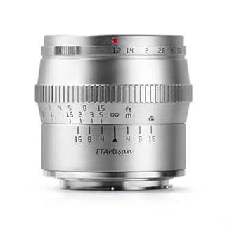 Ttartisan ทีทาร์ติแซน เลนส์กล้อง 50F1.2FX SILVER c0550