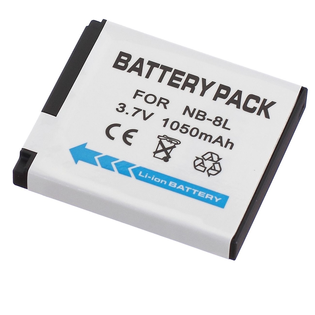 ชุดแบตเตอรี่ NB-8L สำหรับ A2200 Canon PowerShot,A3000, A3000IS, A3100,,A3200, A3200IS, A3300,A3300IS