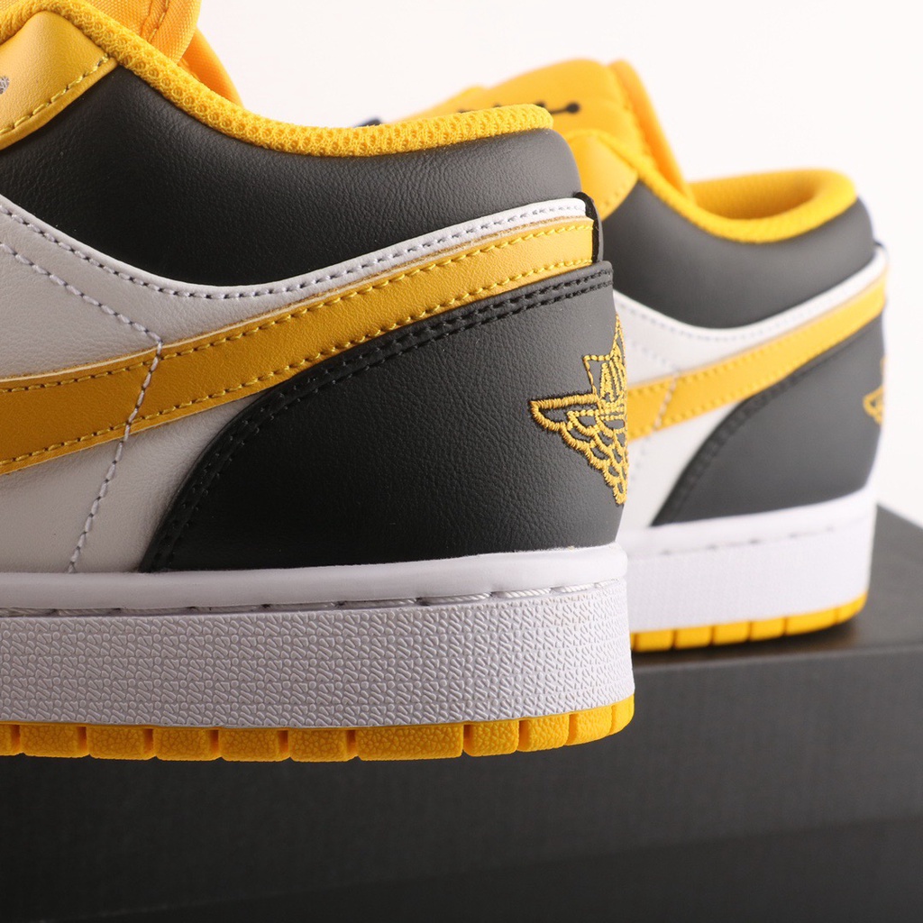 รองเท้าผ้าใบ nike☒✟Air Jordan 1 Low "Taxi" ของแท้ 100% ขนาด 36-46 553560-701รองเท้าผ้าใบผู้ชาย nike ญ ชาย แท้ รองเท้าวิ่