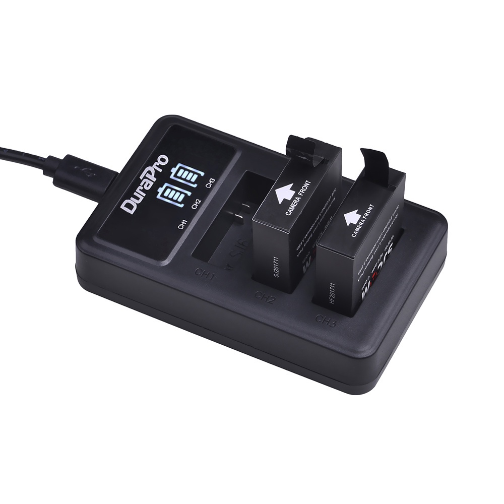 แบตเตอรี่ตำนาน SJ6 1000MAh พร้อมเครื่องชาร์จสำหรับกล้องแอ็คชั่น SJCAM SJ6 LEGEND Sport