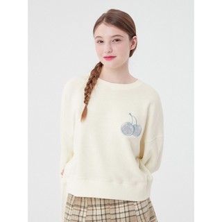 🇰🇷 พรี Kirsh Middle Cherry Half Sweatshirt