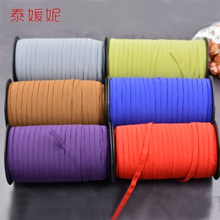 ม้วนยางรัดเอว แบบบาง ยืดหยุ่น ขนาดใหญ่ สีดํา สีขาว อุปกรณ์เสริม สําหรับเสื้อผ้า กางเกง