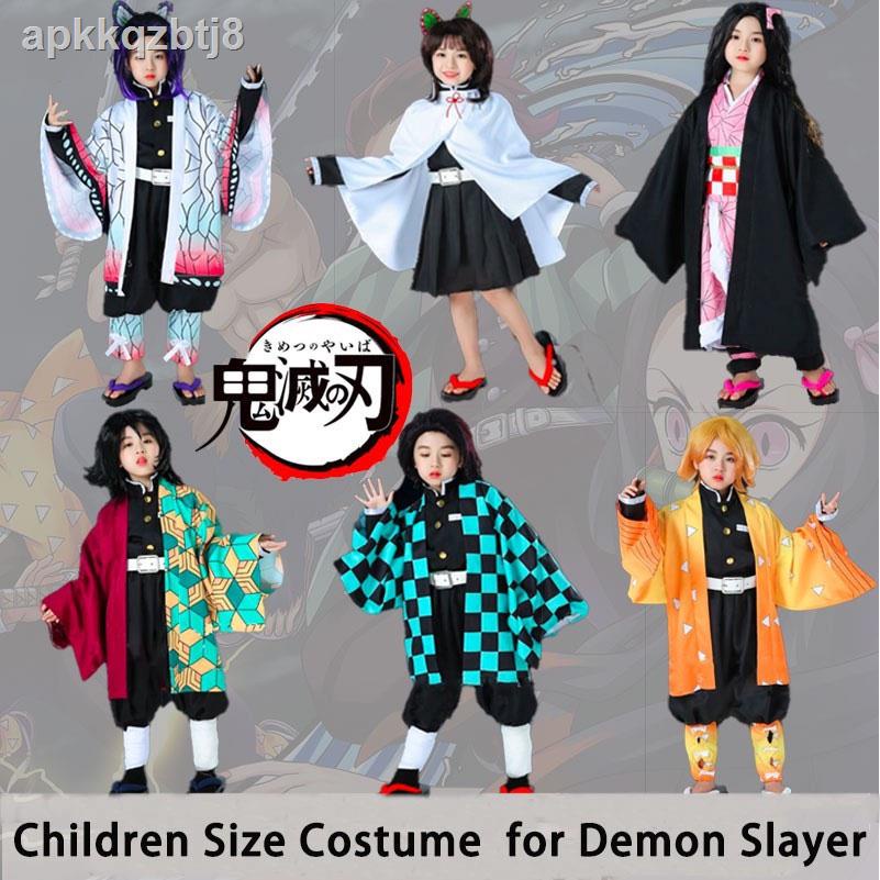 Demon Slayer Kimetsu no Yaiba cosplay Costume Nezuko Tanjirou Zenitsu Giyuu Shinobu Rengoku Kanawo O