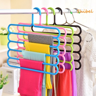 HOT_ Hanger ตะขอแขวนตู้เสื้อผ้า 5 อัน ประหยัดพื้นที่สำหรับภรรยา