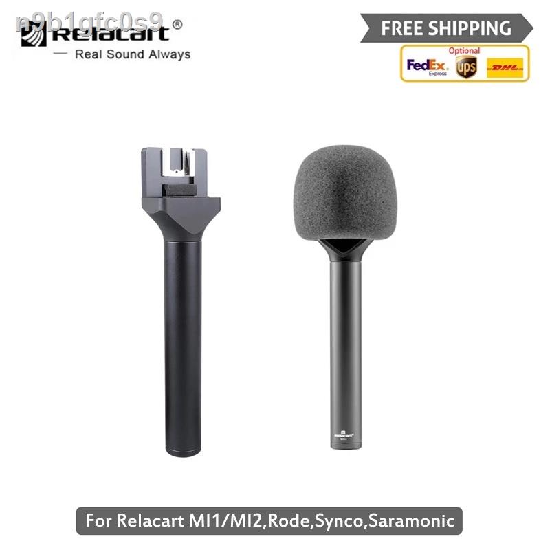 Relacart MIH Handheld Mic Transmitter Holder for ENG Interview Recording Saramonic Rode Comica BoomX