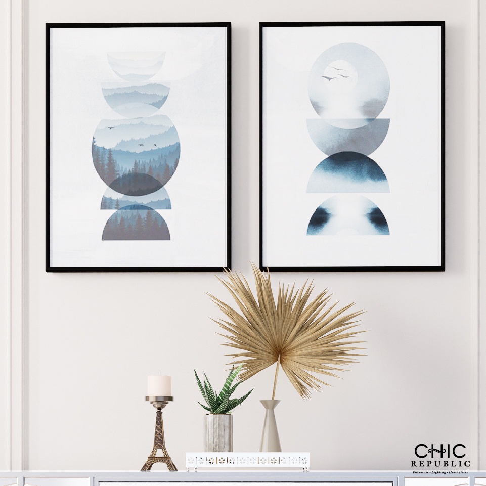 ภาพติดฝาผนัง CHIC REPUBLIC รุ่น DARK SKY-A/45X60 สีดำ/หลากสี_3