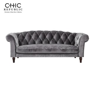 Chic Republic SALZBURG/3,โซฟา 3 ที่นั่ง  - สีเทา