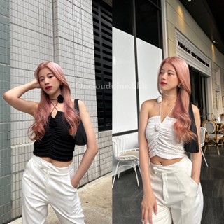 ✿ Oncloudnine.bkk ♡Rose top ตัวฮิตเนื้อผ้านิ่มไม่คันใส่ได้3แบบ🌹🤍