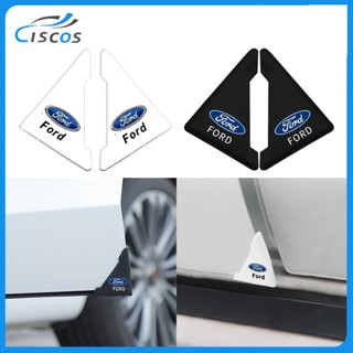 Ciscos 2 ชิ้น มุมประตูรถ แผ่นกันรอยประตูรถยน ของแต่งรถยนต์ สำหรับ Ford Ranger Fiesta Everest Ecosport Transit Focus Explorer Mustang Mondeo Territory