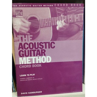 ACOUSTIC GUITAR METHOD - CHORD BOOK (HAL)073999659634