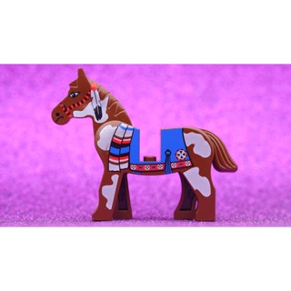 LEGO Brown Horse Indian *used สินค้ามือสอง ANIMAL - LEGO® Authentic เลโก้แท้