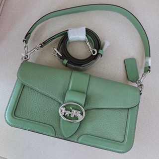 💚 💚 👜 สวยมากมาใหม่ NEW COACH GEORGIE SHOULDER BAG10 3/4"