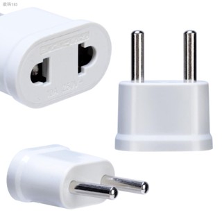 1pc US USA to EU Europe AC Travel Power Plug Adapter Converter Wall Charger