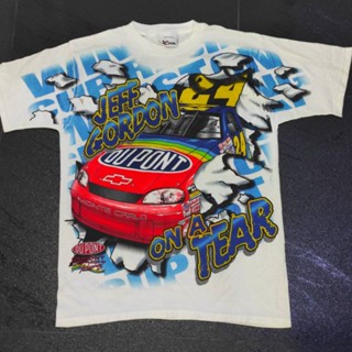 🥇เสื้อยืด NASCAR วินเทจ OVP jeff Gordon no.24  ปี 1998 น่าสะสม สภาพ ดีสีสดมากๆ หายากครับ🏆