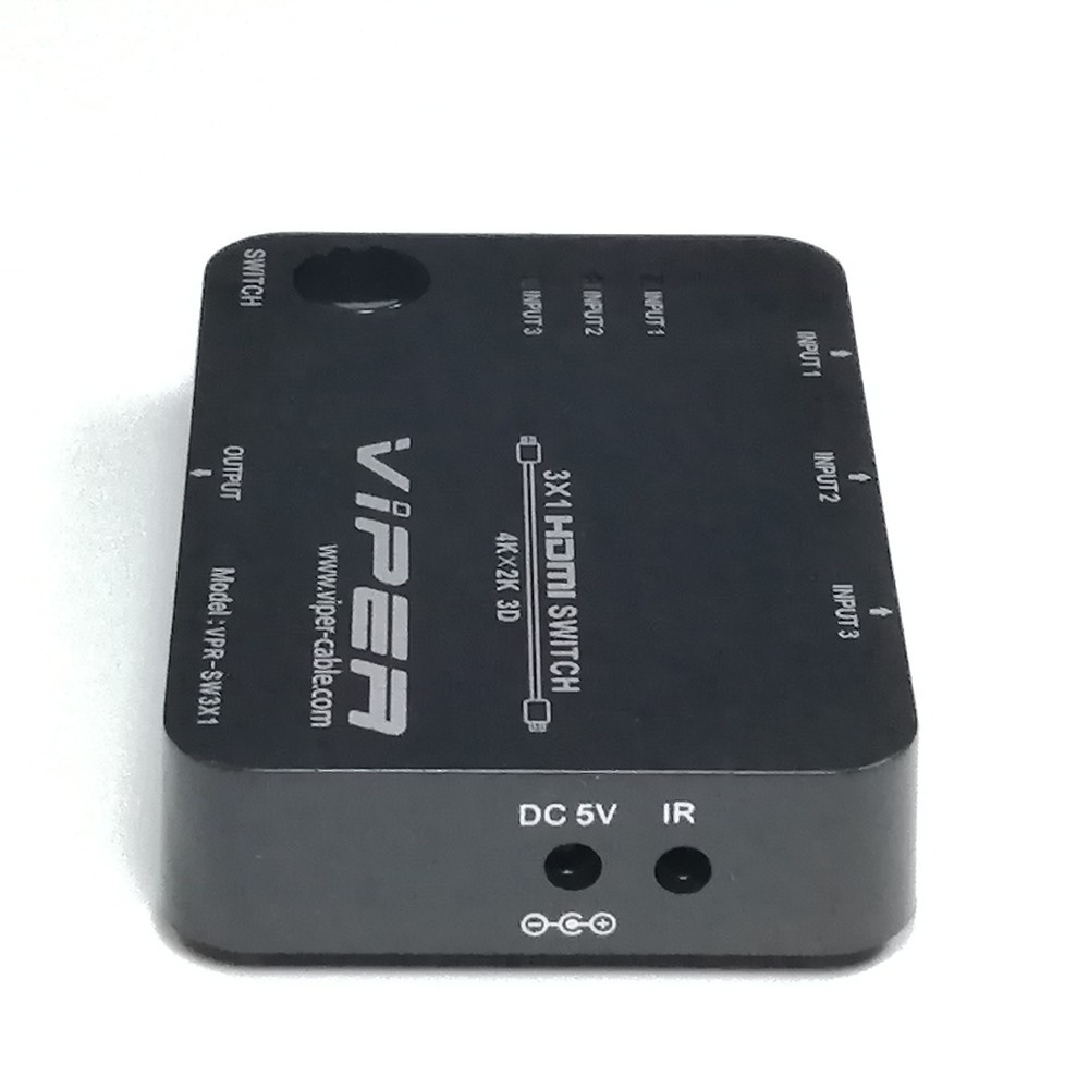 VIPER HDMI SWITCH อุปกรณ์สลับสัญญาณHDMI 3อุปกรณ์ ออก1จอ รุ่น VPR-SW3x1 - รูปที่ 3