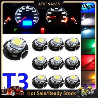 Athena ไฟ Led 12 V T 3 3528 Smd สําหรับติดรถยนต์ 10 ชิ้น