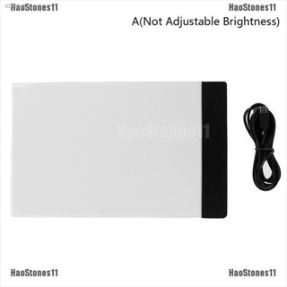 A5 A4 LED Art Stencil Board Light Box USB Tracing Drawing Table Adjustable Pad「HAOSTONES」