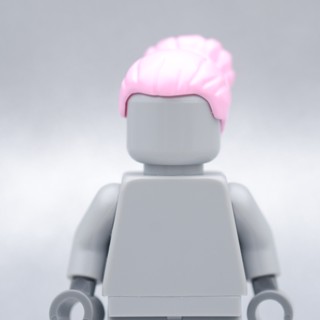 LEGO Bright Pink High Bun Hair HAIR - LEGO® Minifigures Authentic เลโก้แท้