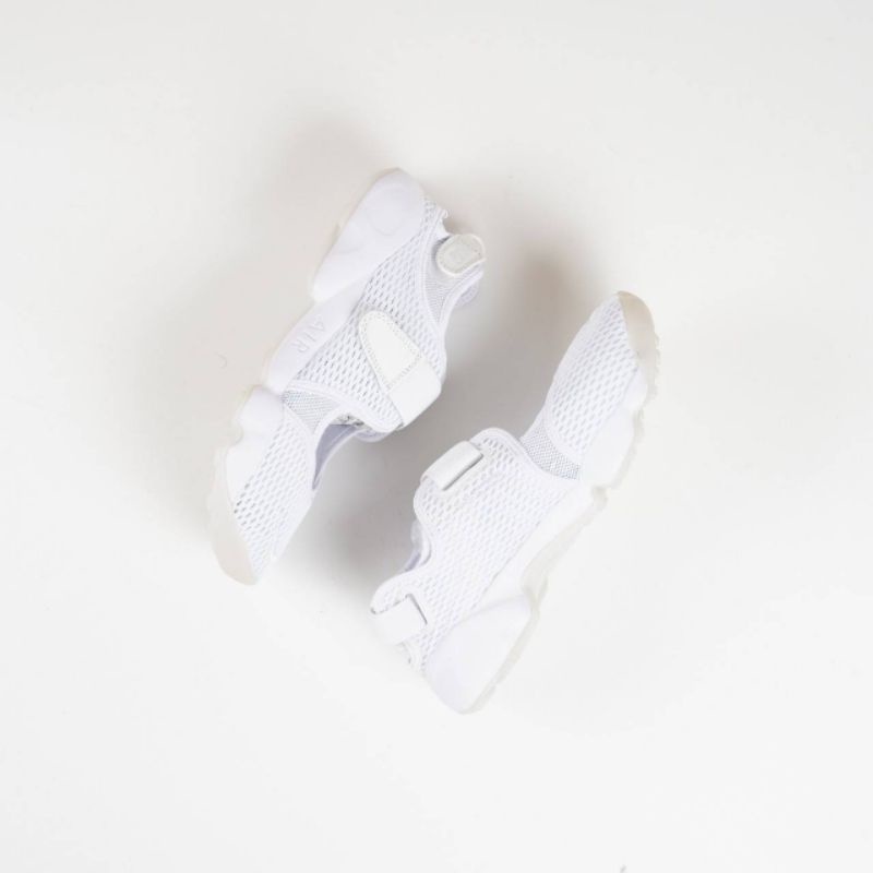 รองเท้าผ้าใบ nike แท้100% ผู้ชาย ผู้หญิง ☏♘✥ของแท้ 100% Sandal Nike Air Rift BR White