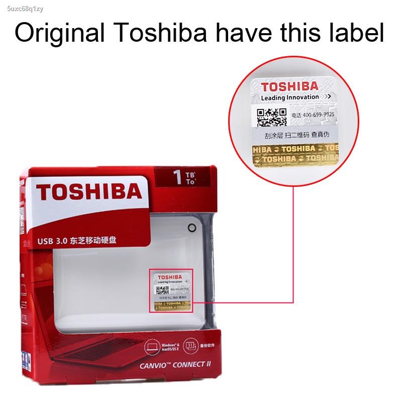 Toshiba Canvio ADVANCE  2.5" External Hard Drive 500G/2TB/1TB USB 3.0  Hard Disk Desktop Laptop Storage Devices +Pouch
