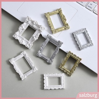 (salzburg) กรอบรูปเรซิ่น รูปใบไม้ ขนาดเล็ก สําหรับเครื่องประดับ 2 ชิ้น
