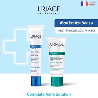 [เซ็ต Complete Acne] Uriage Hyseac 3-Regul Global Skincare 40 ml +  Bariederm-Cica Daily Gel-Creme T 40ML