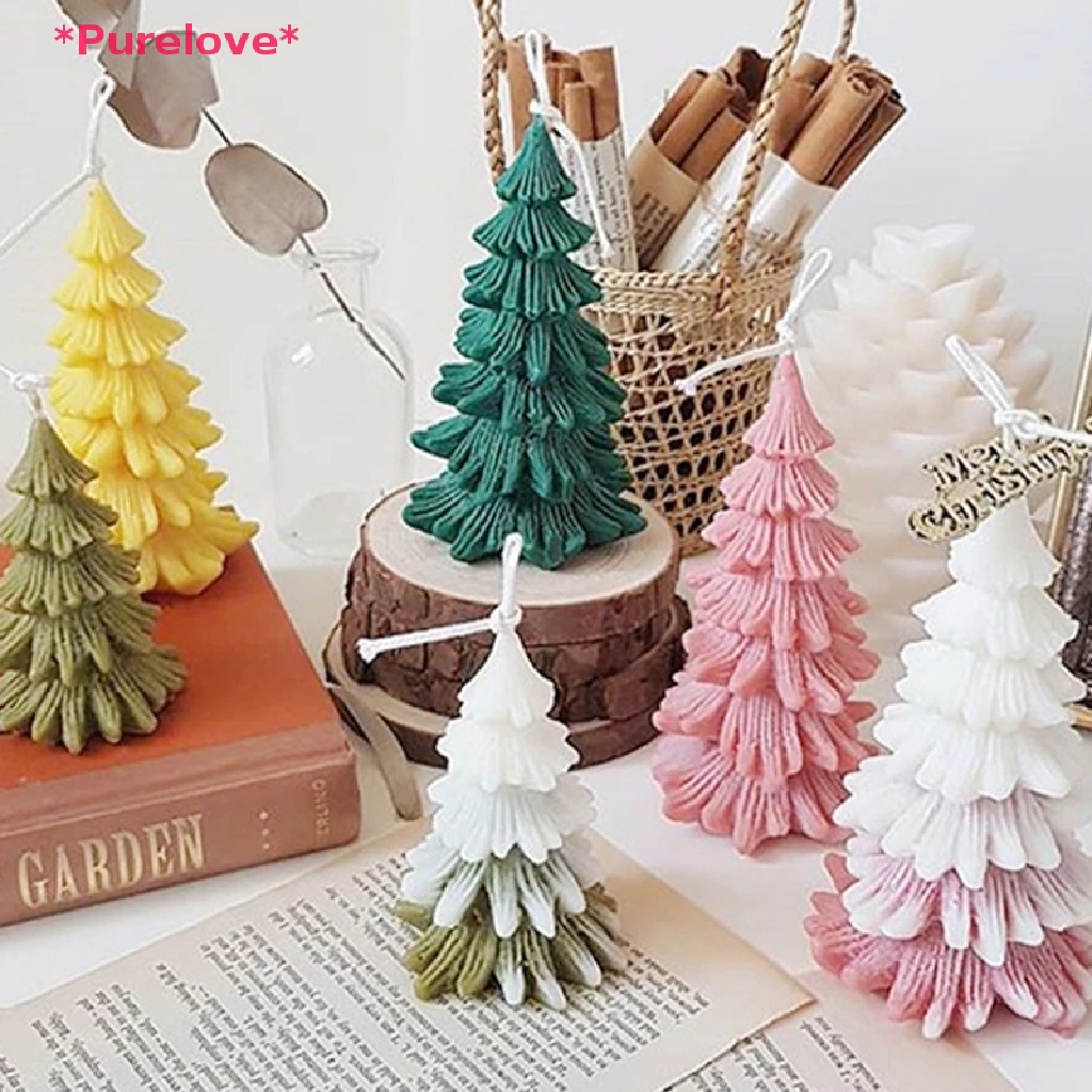 Purelove&gt; Christmas Tree  Molds Epoxy Resin Casg Molds Pine Tree  Making new