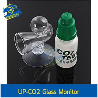 วัดปริมาณคาร์บอน ค่า pH ในตู้ไม้น้ำ Aquatic CO2 Glass Drop Checker pH Monitor for Fish &amp; Plants tank