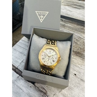 ⌚🌈 นาฬิกาข้อมือผู้หญิง#NEW Guess watch ⌚สายโซ่ทองรม คู่ เก๋มากกมีประกันcmg