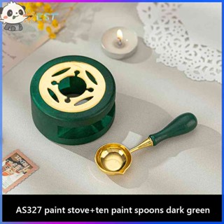 hot☼❉ที่ดีที่สุด❉ชุดหม้อเตาเผาขี้ผึ้ง สะดวก ปลอดภัย DIY สําหรับทําตัวปั้ม อุ่นขี้ผึ้ง