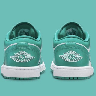 ۞₪Nike Air Jordan 1 Low "Turquoise" (พร้อมส่งของแท้)รองเท้าผ้าใบผู้ชาย