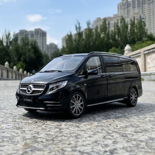 แท้ โมเดลรถยนต์จําลอง 1: 18 Mercedes-Benz Viano V260L V-Class MPV อัลลอย ของขวัญ สําหรับเก็บสะสม