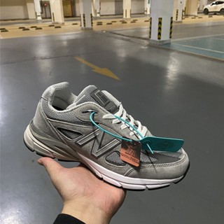 Original New_BaIance NB 990 V4 รองเท้าผ้าใบลําลอง กันลื่น เหมาะกับการวิ่ง