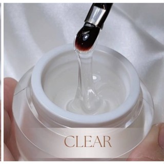 บิวเดอร์เจลต่อเล็บใส Clear Builder gel by Pitcha nails แบบกระปุก 10ml. ใช้เคลือบเล็บหรือต่อเล็บ สินค้านำเข้าพร้อมส่ง