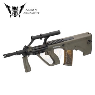 Army Armament (R904A) Steyr AUG Para AEG - OD บีบีแอร์ซอฟต์ ใช้สำหรับลูกพลาสติก 6mm เท่านั้น