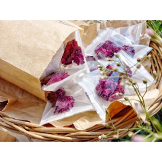 Rose  Tea กุหลาบออแกนิก 20 ซอง กุหลาบมอญ ชาดอกไม้พร้อมส่ง 玫瑰茶 Flower tea Edible flower