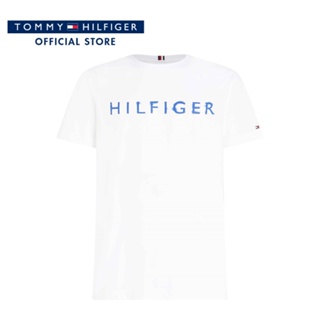 Tommy Hilfiger เสื้อยืดแขนสั้นผู้ชาย รุ่น MW0MW31518 YBR - สีขาว