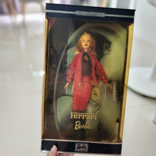 Barbie Ferrari กล่องเหลือง ชุดหนังเริ่มเสื่อม