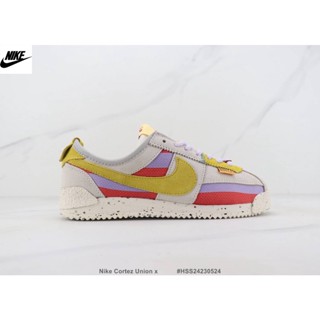 ของแท้ Nike Cortez Union x Joint Limited Nike Forrest Gump รองเท้าผ้าใบลําลอง เหมาะกับการวิ่ง ไซซ์ 36-45 หลา