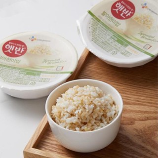 ข้าวกล้องไม่ขัดจมูก วิตามินเต็มๆ ข้าวสำเร็จรูปพร้อมทาน ข้าวเกาหลี cj hatban brown rice 210g 햇반 매일잡곡밥