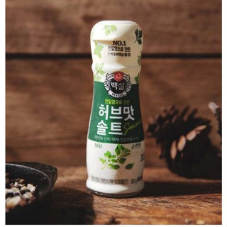 cj bekul seasoning herb mixed sea salt (Mild) 50 g. เกลือผสมเครื่องเทศ 9 ชนิด 허브맛솔트 순한맛