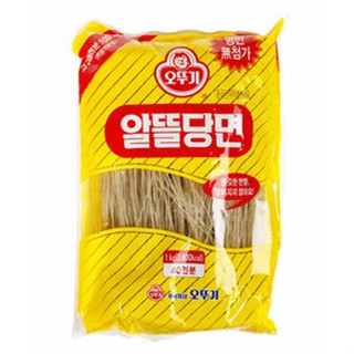 วุ้นเส้นเกาหลี จับแช ทังมยอน ottogi korean vermicelli for topping 1kg. ห่อใหญ่ 옛날사리당면