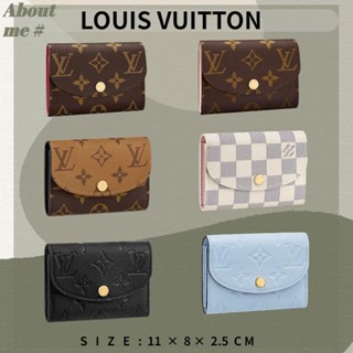 Louis Vuitton ROSALIE Coin Purse Ladies Card Holder Flip Wallet M41939