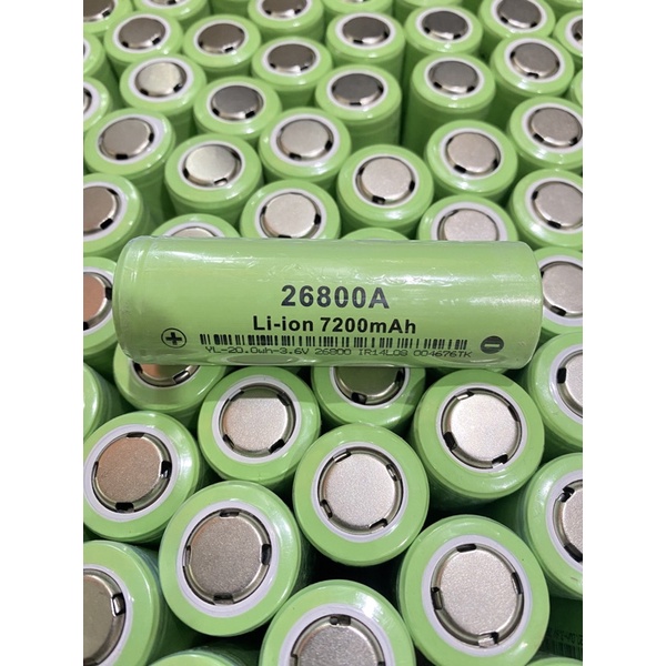 -I on 26800 3.7V 7200mA (ความจุจริง 6A )หุ้มฟิล์มใสอย่างดี