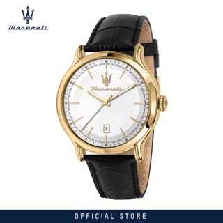 [2 Years Warranty] Maserati Epoca 42mm White Silver Dial Mens Quartz Watch R8851118015